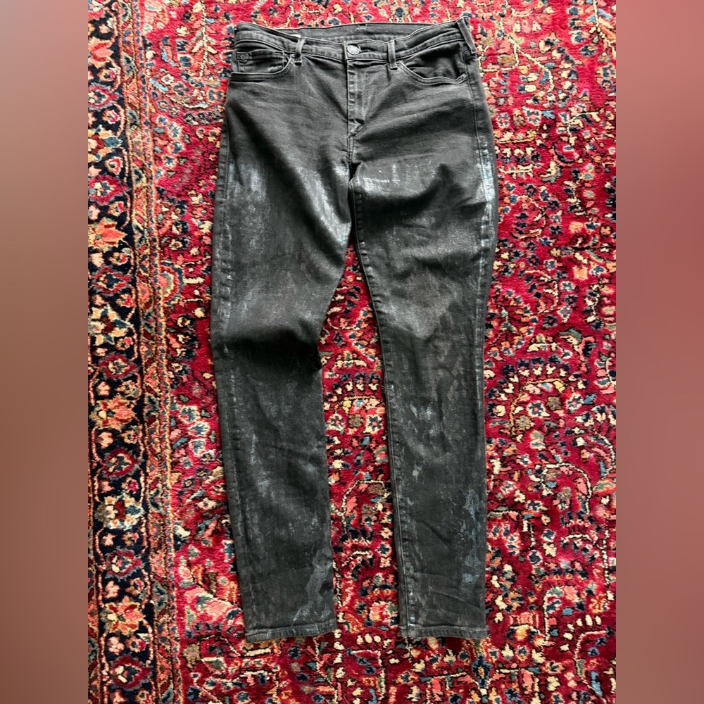 True Religion Halle snake skin denim sz 30